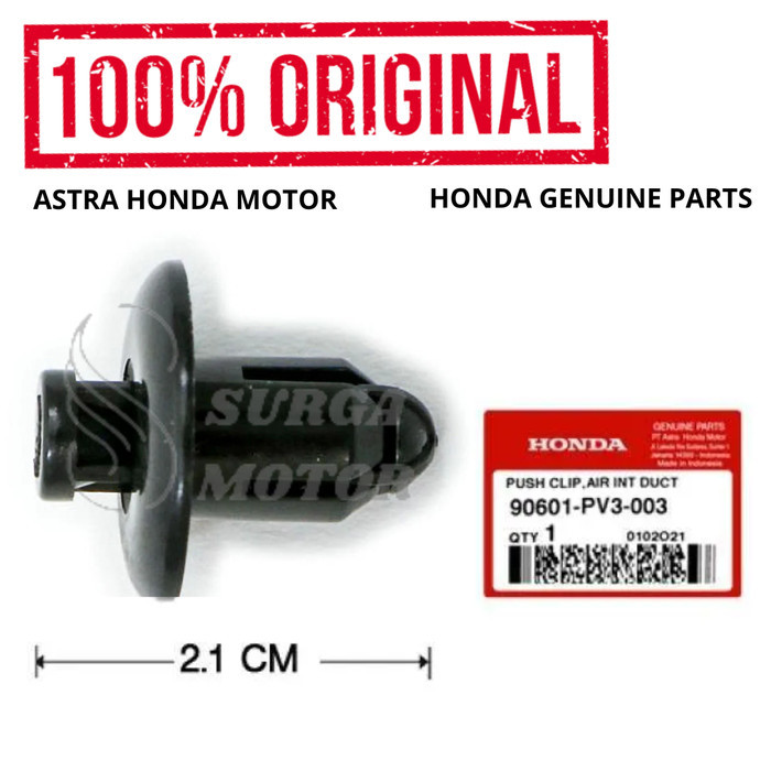 Rivet Push Clip Air Intake Duct Kancingan Body Under Cowl New Cbr 150R K45G 250Rr Pcx Forza Supra Gt
