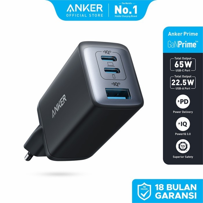 Wall Charger Anker Ganprime Nano Ii 65 Watt - A2667
