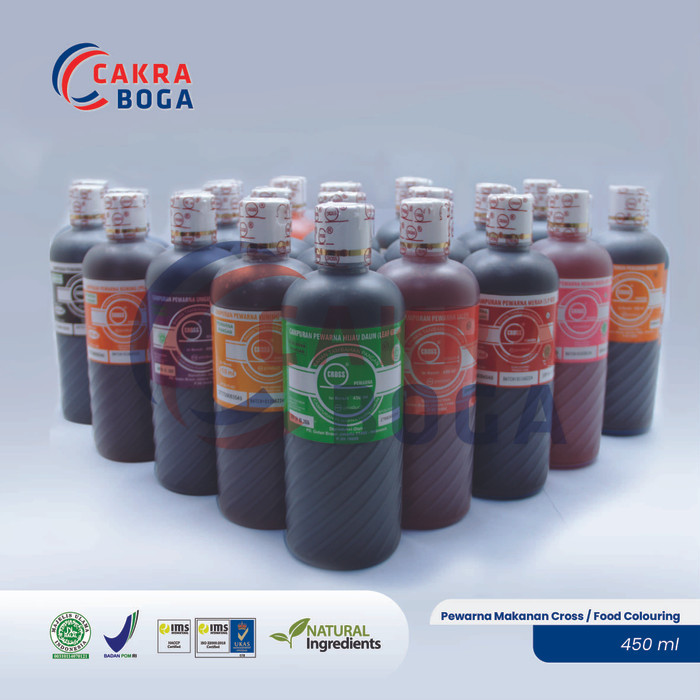 

Pewarna Makanan Cross 450 Ml / Food Colouring Terlaris