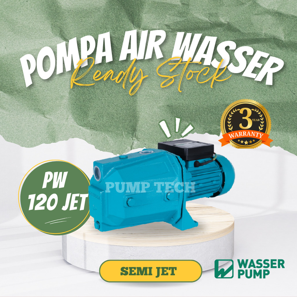 Wasser PW 120 JET Pompa Semi Jet Pump