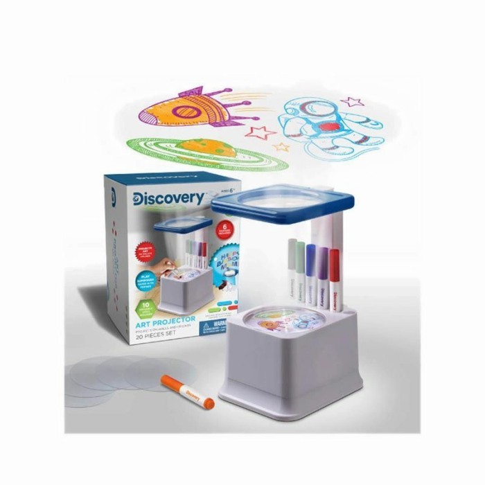 

HOT SALE! Discovery Toy Sketcher Projector With 6 Color Markers DCT1303001981