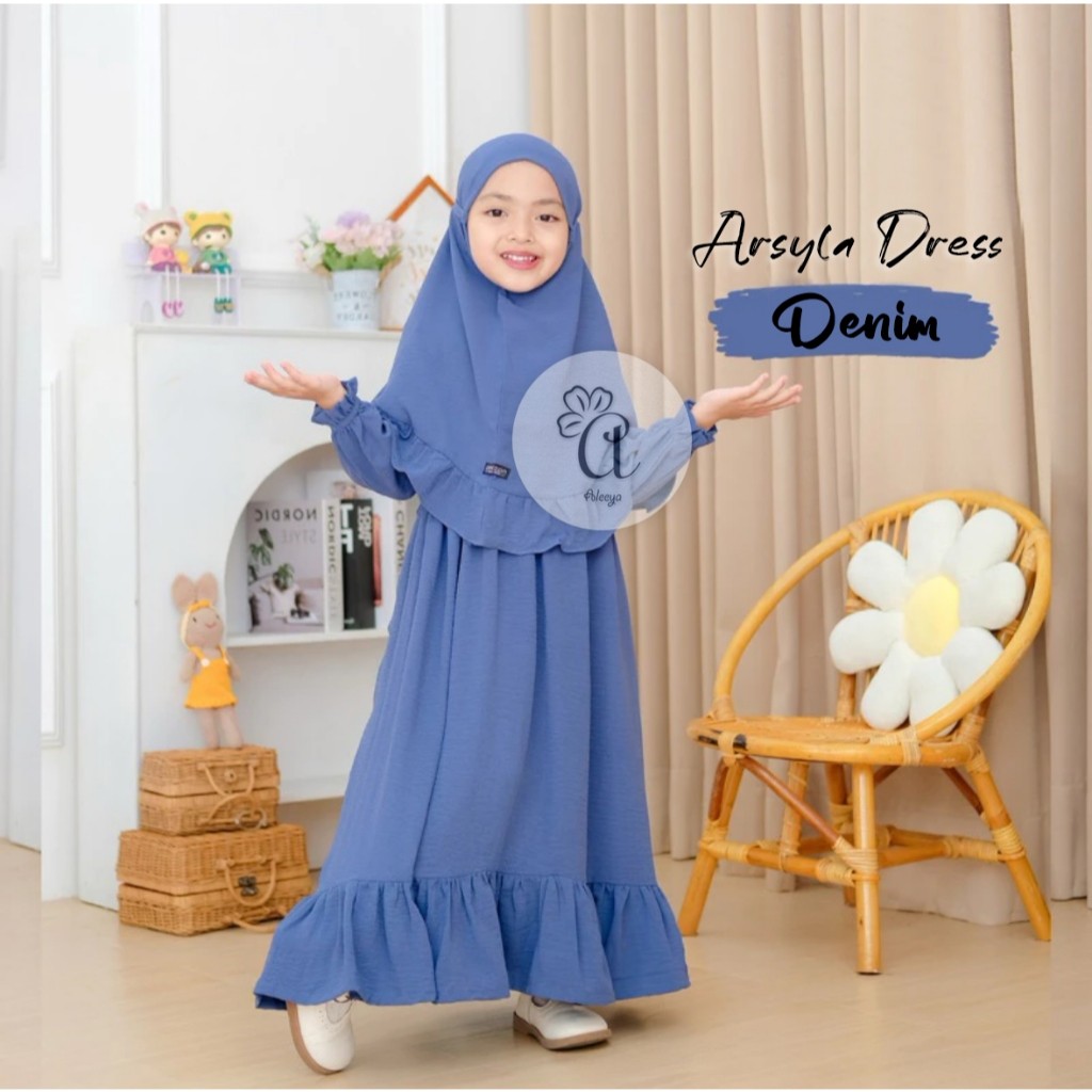 Gamis Anak Perempuan Gamisterbaru 2025 Baju Lebaran 10 11 12 13 14 15 16 Tahun Gsmis Murah Bj Hari R