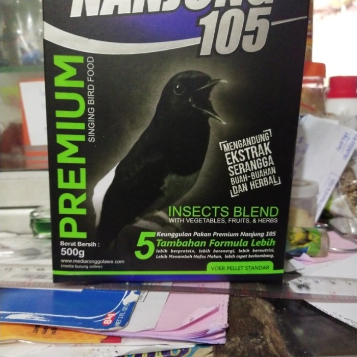 NANJUNG 105 PAKAN PREMIUM 500gr burung kicau