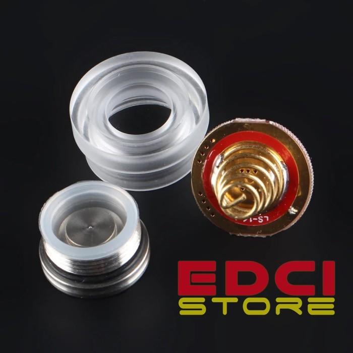 Set Metal Switch 16Mm Nyala With Led Untuk Convoy S2+ Dan C8+ Good Quality