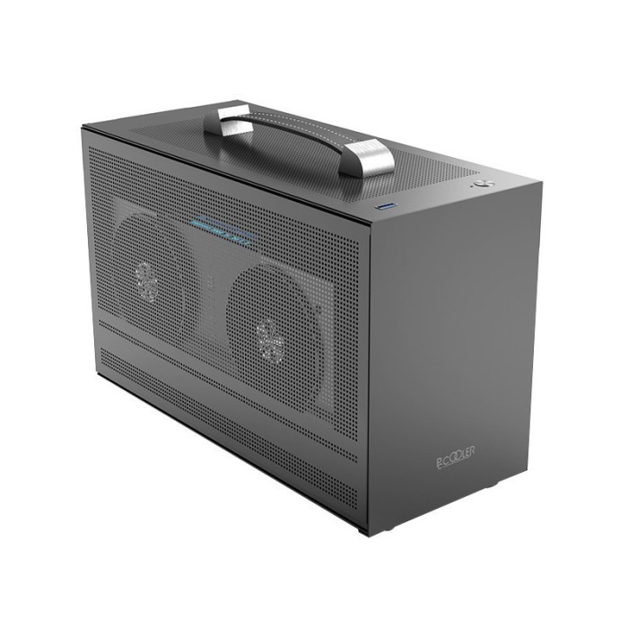 TERBARU Casing PcCooler MINI I100G PRO Mesh Grey - iTX Case PC Cooler i100G