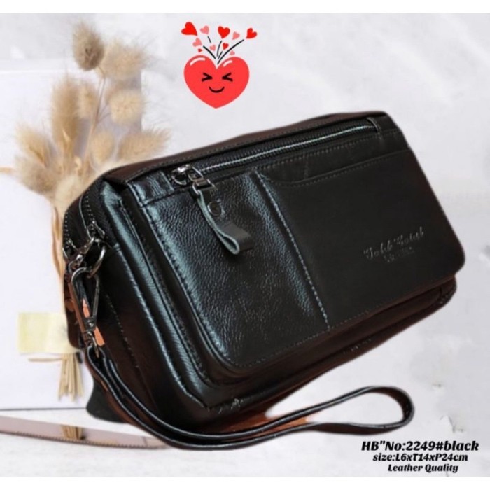 

TERLARIS TAS TANGAN KULIT CHORAL 2249 COKLAT(HANDBAG PRIA, TAS TANGAN TERMURAH !! MURAH!!! MURAH