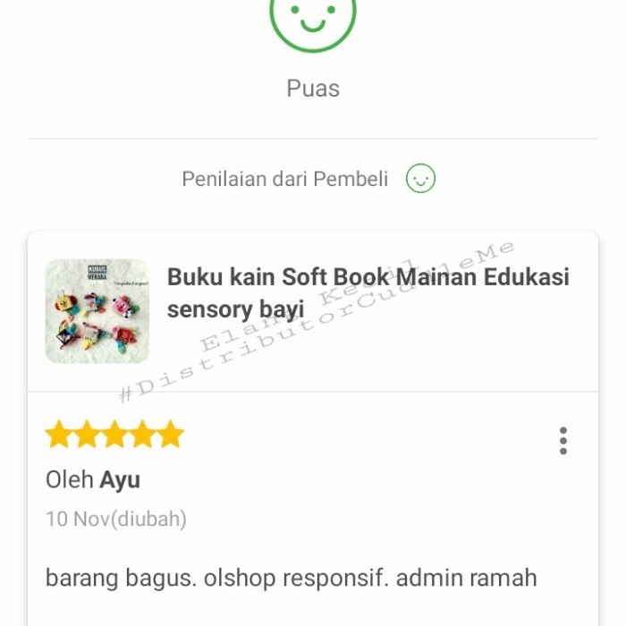 BUKU KAIN SOFT BOOK MAINAN EDUKASI SENSORY BAYI