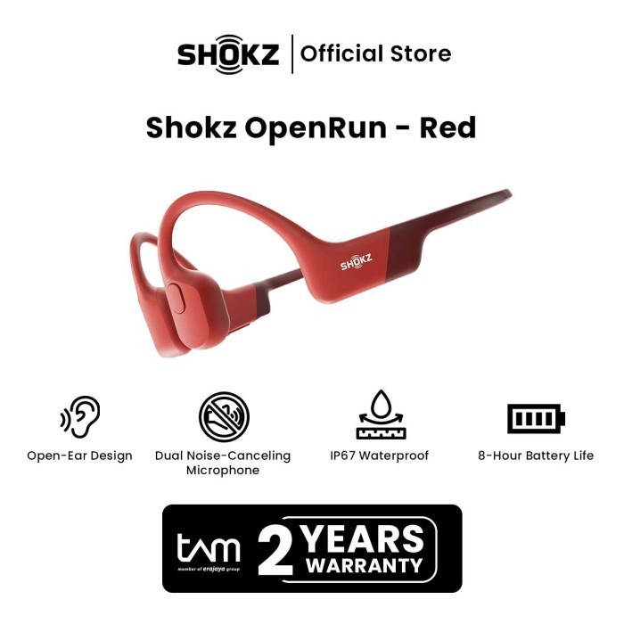 Shokz Openrun - Red
