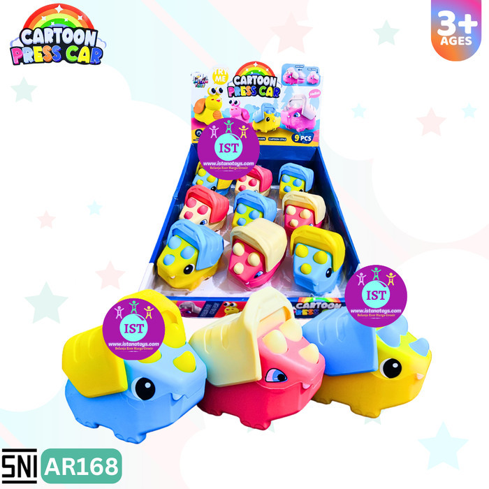 IST Mainan Cartoon Press & Go Car Rhino AR168