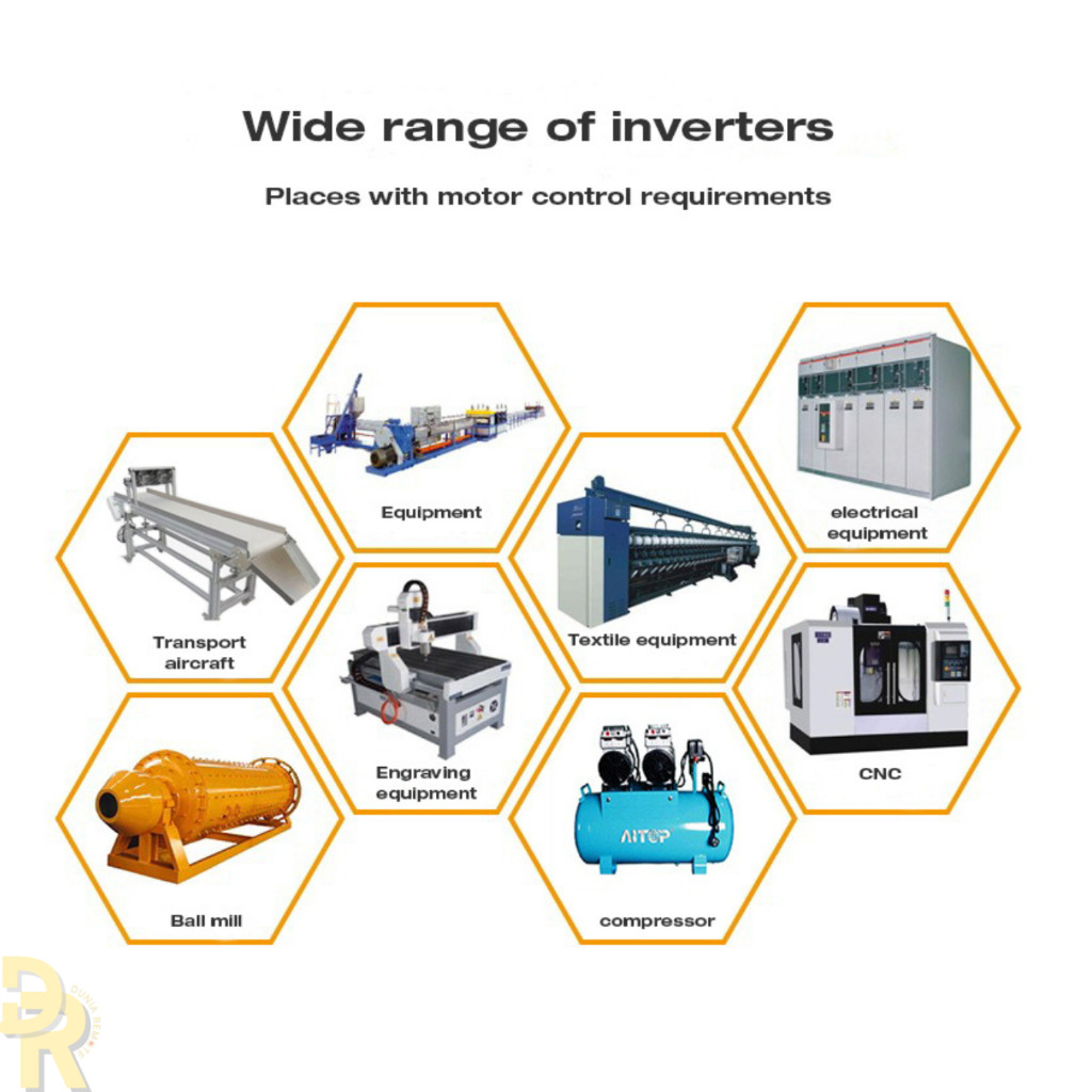 SURE Inverter 7.5KW 220V 1 Phase input To 220V 3Phase output Inverter Drive Variable Pengendali