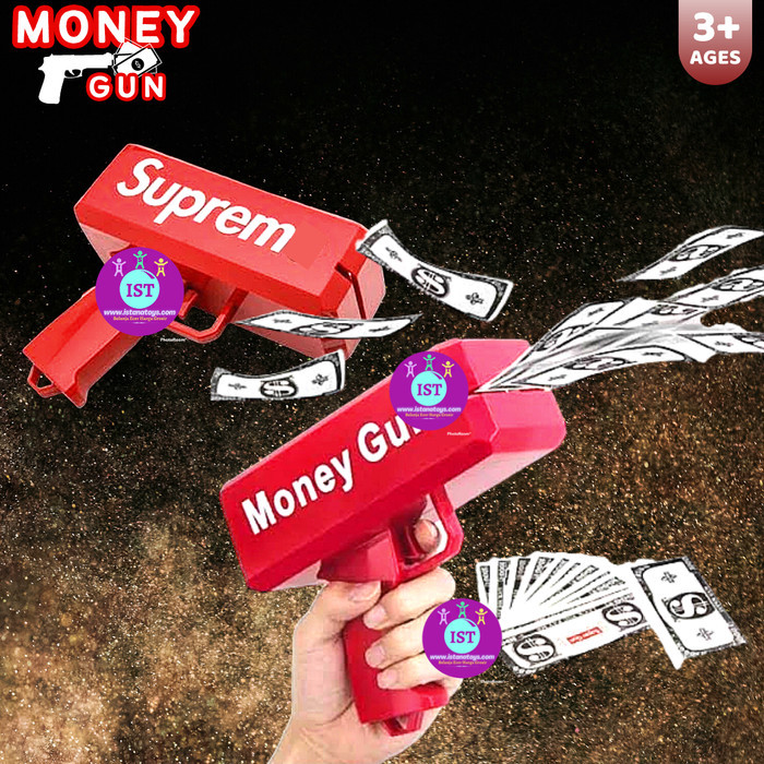 Mainan Pistol Uang Supreme