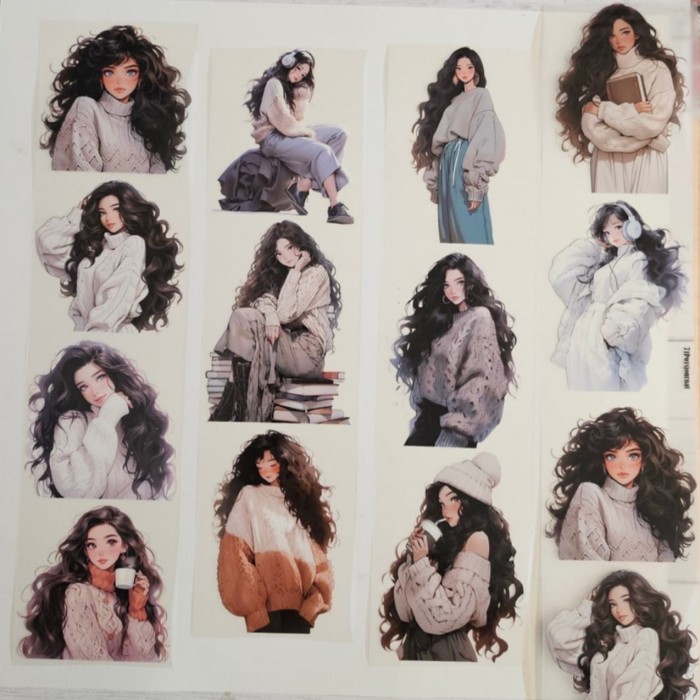 

Promo Washi Tape Selotip 71Poysjournal Pretty Beautiful Girl Woman Wanita Cantik Classy Packing Aman