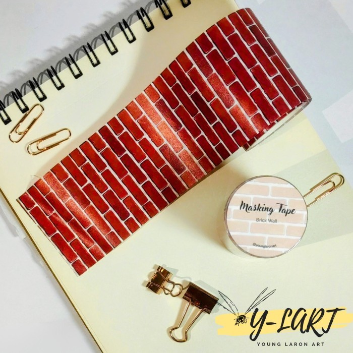 

Ready Stock Ylart Washi Tape - Masking Tape Series 60Mmx4M Packing Aman