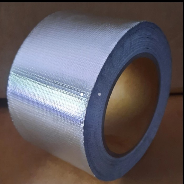 

Viral Lakban Aluminium Tahan Panas 3 Inch(72Mm) X 25 M-Anti Splash Tape Packing Aman
