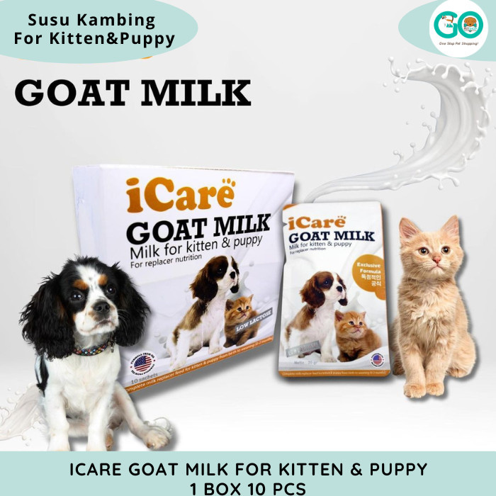 Icare Goat Milk Susu Kambing Untuk Kucing Dan Anjing 1 Box 10 Pcs #Gratisongkir #Sale #Discount