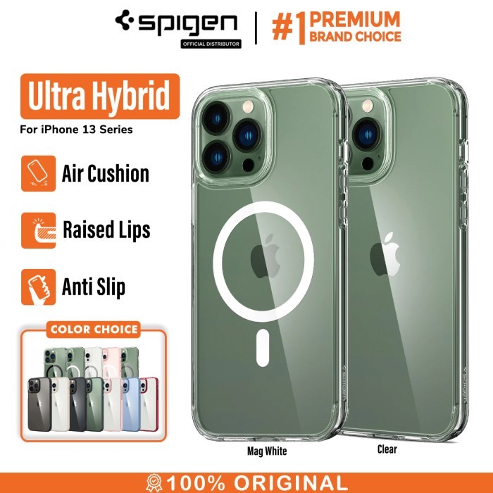 Case Iphone 13 Pro Max 13 Mini Spigen Ultra Hybrid Anti Crack Magsafe