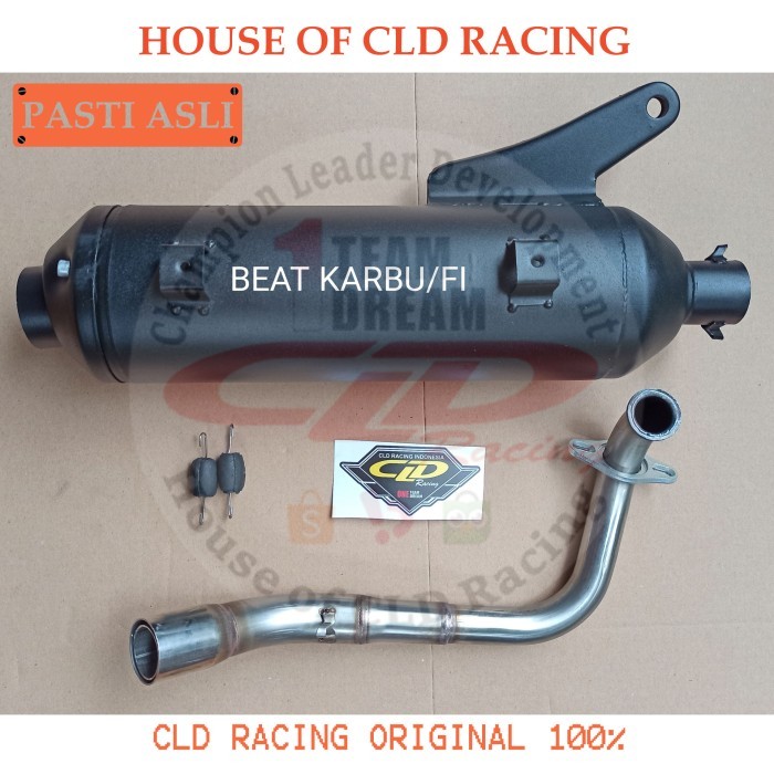 Knalpot Standar Racing Cld Beat Karbu Beat Fi 2019 Original