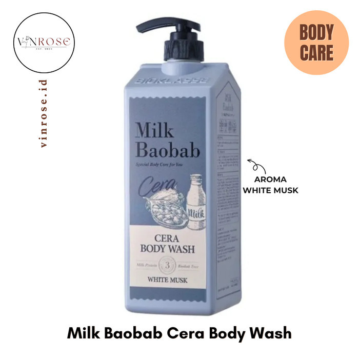 Milk Baobab Cera Body Wash Korea Sabun Mandi