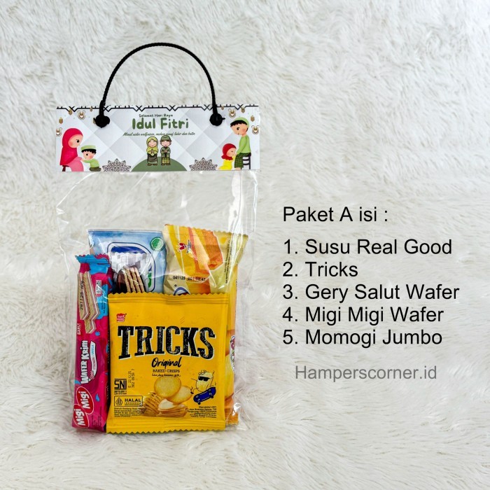 

Hampers Souvenir Bingkisan Idul Fitri Lebaran Ramadhan Makanan Ringan