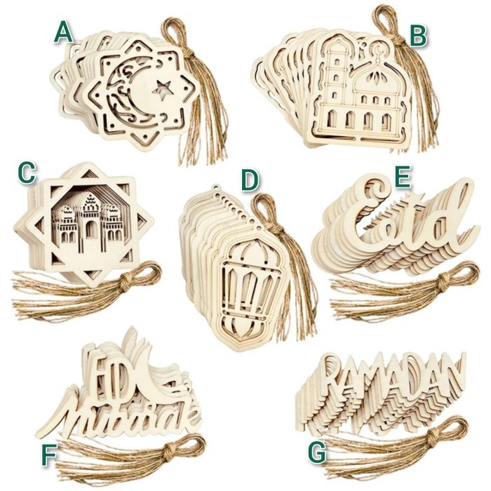 

(Ht6) Hangtag Lebaran/Ramadan Kayu