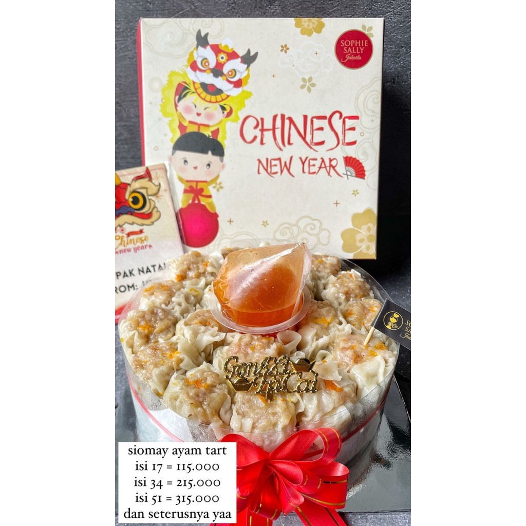 

Siomay Ayam Tart Hampers Imlek / Cny Edition - Ready