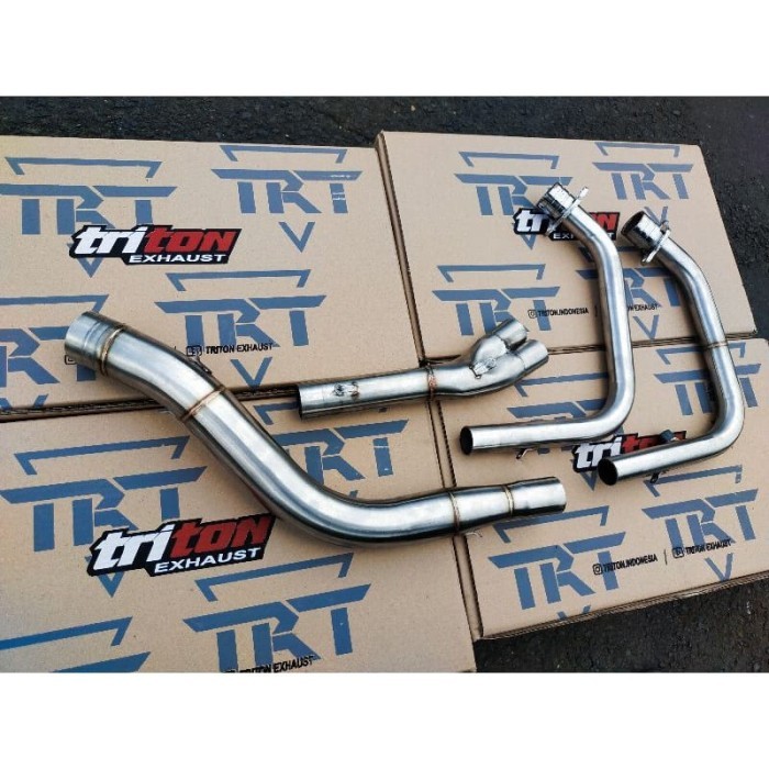 Header Knalpot Kawasaki Ninja 250 Fi/Carbu Stainless Bending Pnp