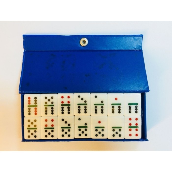 Domino Kartu Gaple Batu Set + Tas Original