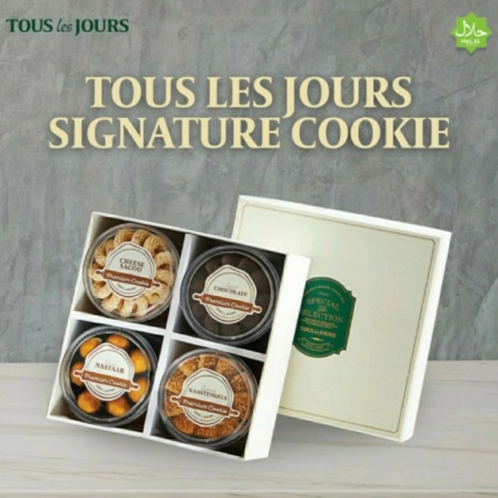 

Tous Les Jours Signature Cookie 4 In 1 Paket Kue Kering Terlaris