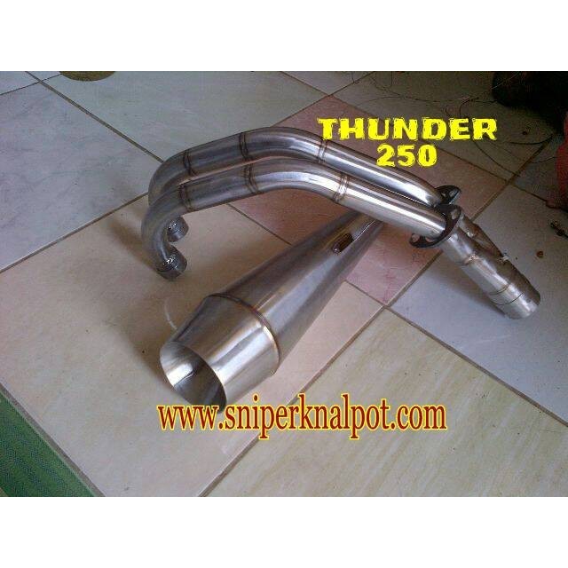 Knalpot Thunder 250~Full System