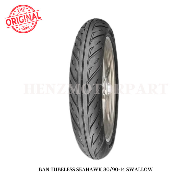 BAN MOTOR SWALLOW TUBELESS / TUBLES SEAHAWK 70/90-17 80/90-14 80/90-17 ASLI / ORIGINAL 100%