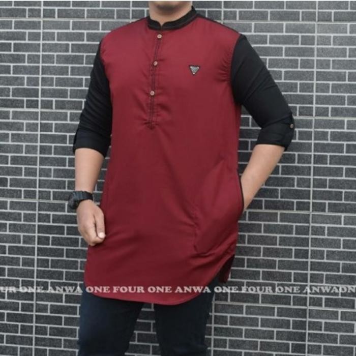 Kurta Kombinasi Dewasa Toyobo Premium 2023 Baju Koko Dewasa Asli 100%
