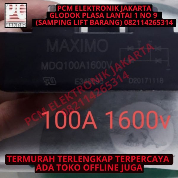 TERBARU dioda bridge diode bridge 100a 1600v maximo mdq100a1600v 1phase