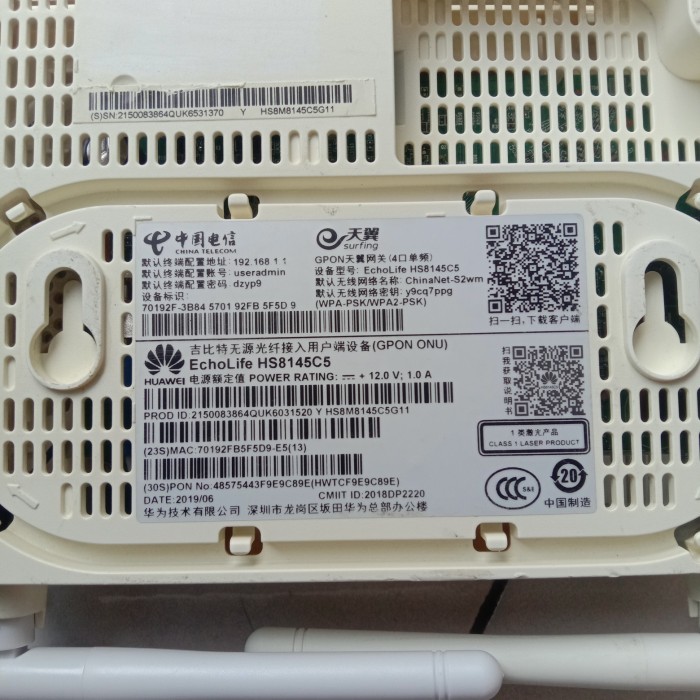Terlaris Huawei Epon Hs8145C5