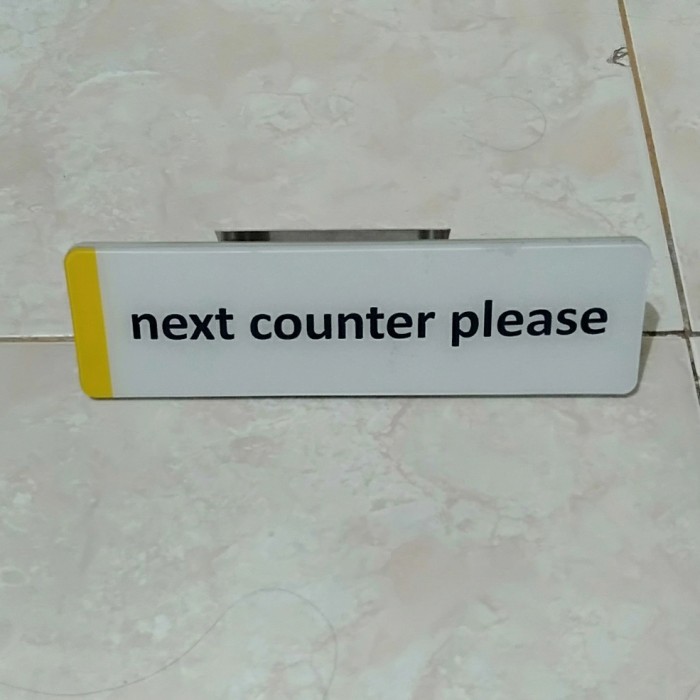 

PROMO! Name desk Kantor/Rumah DLL (Preview Bank MANDIRI)
