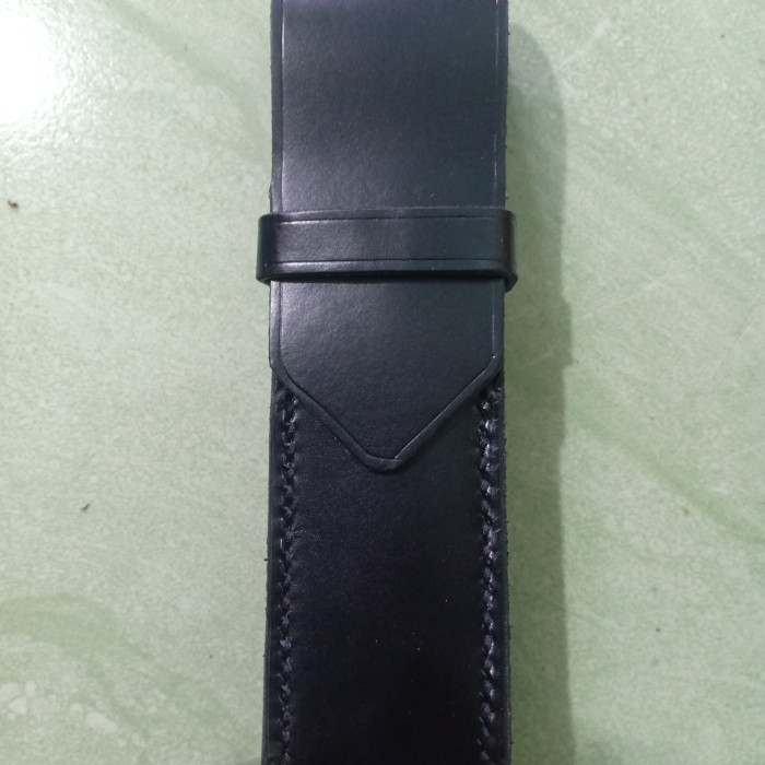 

PROMO! pen case kulit asli 2 slot tempat pulpen