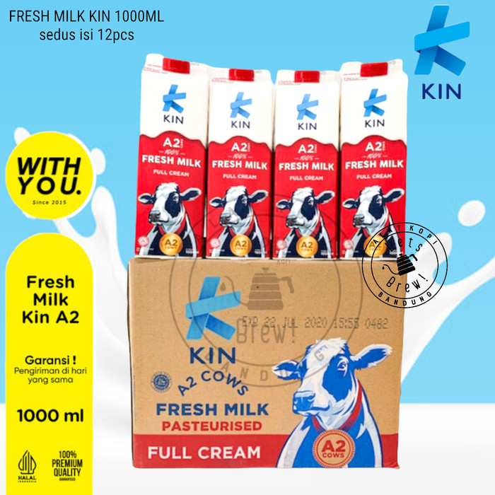 

Fresh Milk KIN 1000ml Sekarton isi 12pcs