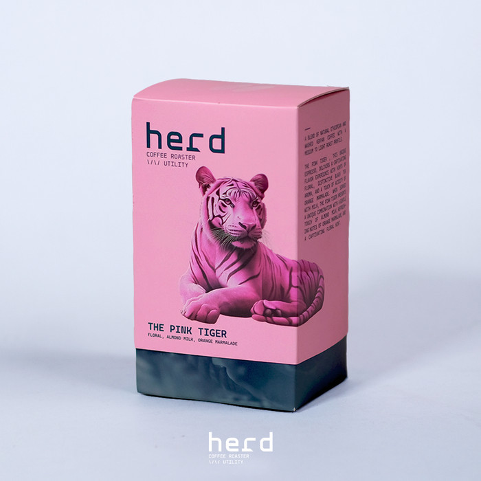 

Kopi The Pink Tiger Espresso Blend 250GR Herd Coffee