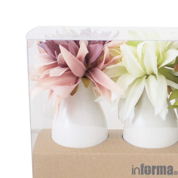 

INFORMA - BUNGA ARTIFISIAL - ARTIFICIAL FLOWER SET OF 3 Y28 25X17CM