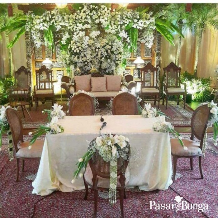 Dekorasi pernikahan dirumah tenda+make up