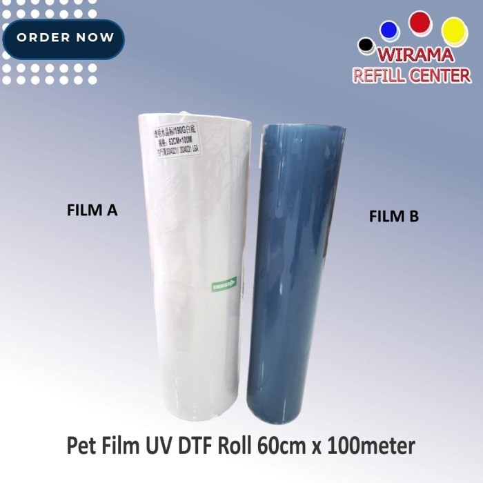 +%+%+%] Pet Film UV DTF Roll 60cm x 100meter