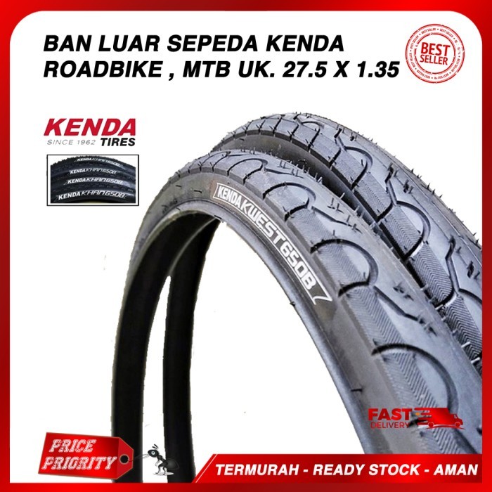 Ban Luar sepeda Kenda Roadbike MTB uk 27.5 x 1.35 275x135 27.5x1.35