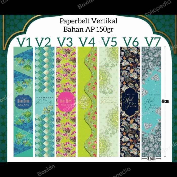 

Terlaris 25pc Paperbelt Lebaran Paperbelt Vertikal Idul Fitri SALE