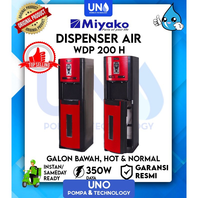 

Miyako Dispenser Air Galon Bawah Wdp-200 H Original Dan Terpercaya