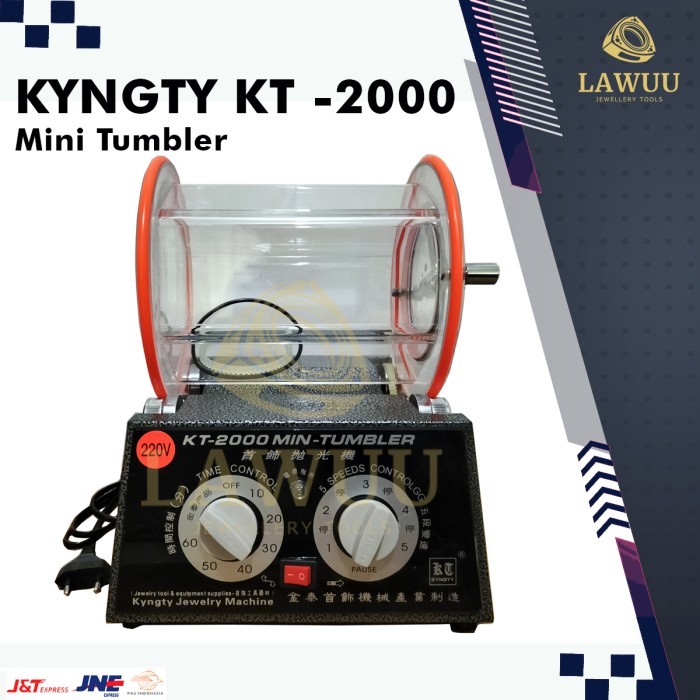 /////] Mini Tumbler Kyngty KT-2000, Mesin Sagling Kapasitas 5 Kg