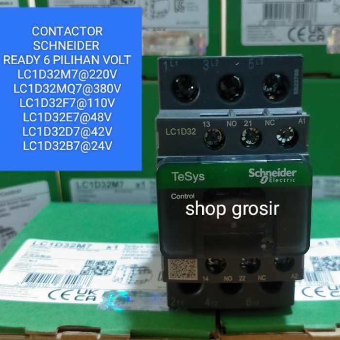 Kontaktor/Contactor Schneider Lc1D32E7/E7 Coil 48Vac