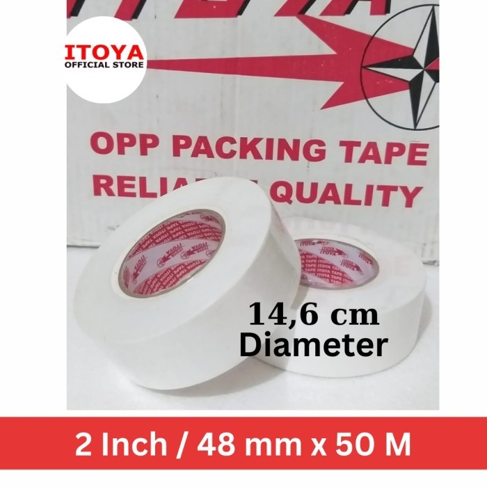 

Barang Terlaris Lakban Kain Jumbo 2" /48 Mm X 50 Meter / Cloth Tape Putih Packing Aman