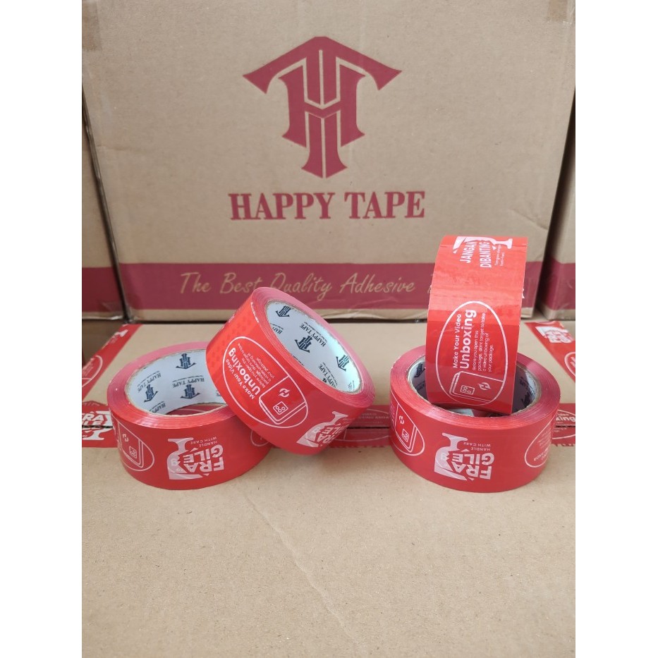 

Produk Terbaru Lakban Fragile 45Mm X 72 Yard 1 Dus Packing Aman