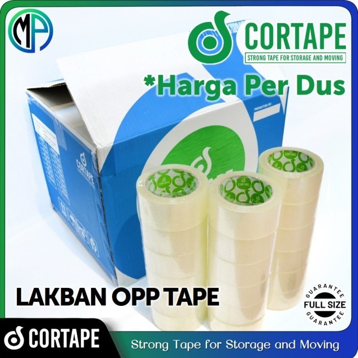 

Produk Viral Lakban / Isolatip Cortape 2 Inch 48Mm X 90Yard Perdus (Via Gojek) Packing Aman