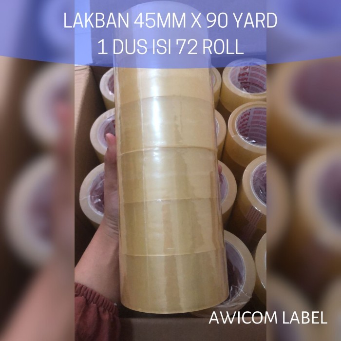 

Produk Terbaru (Khusus Kurir Instan) Lakban Bening Packing Aman