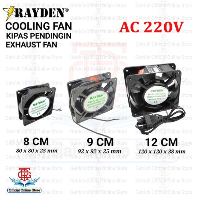 Terlaris Cooling Fan Ac 220V Dc 5V 12V 24V Kipas Pendingin Internal Fan Cooler Good Quality
